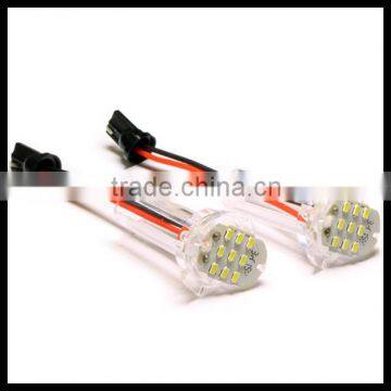 super bright white 9 smd led license plate lamp for toyota corolla/alphard/atis led auto car number plate light lamp