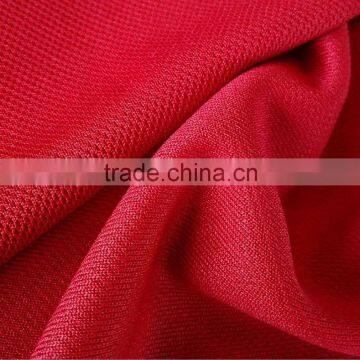 Weft knit 100% polyester fabric pique quick dry textile good price factory