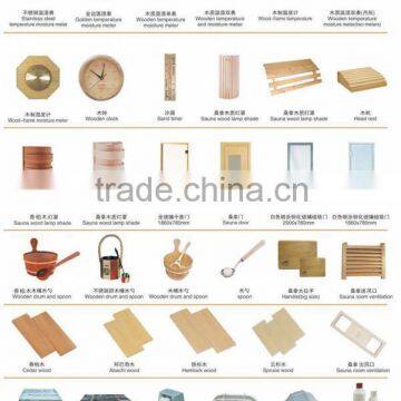 High quality dry sauna accessories for sauna room