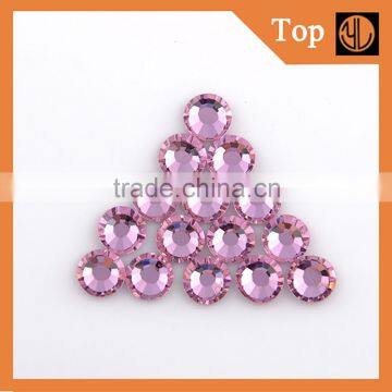Wholesale Rose Color Non Hotfix Flatback Crystal Rhinestone for Decoration photo-5