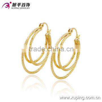 hot new fashion earring, hot new spring loaded hoop earrings