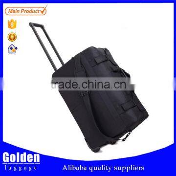 Black color hot sales nylon sports travel bag for duffle