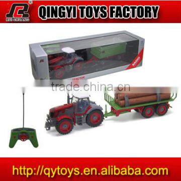 1:28 plastic remote control toy tractor