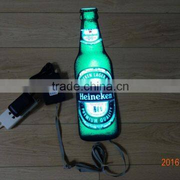 More higher brightness and quality Beer. Beverage EL advertisment poster / 450mmX130mm / AC110V-240V