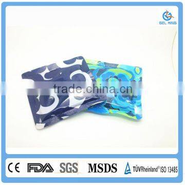 Hot and Cold Insulated blue cooling gel pad