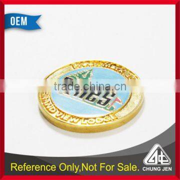 Customized Printing /soft Cloisonne Metal Euro Trolley Caddy Coin photo-2