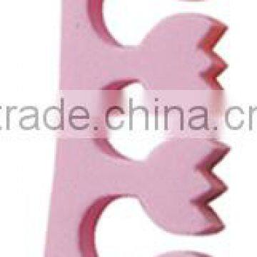 Flower cute using eva toe separators