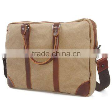 High quality laptop style briefcase for business leather briefcase shoulder bag backpack