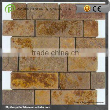 Yellow ledgestone veneer panels,natural cultural stone