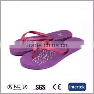 europe stylish wholesale fashion purple printing sandals