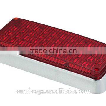 LED Ambulance Emergency Strobe Light /LED Security Emergency Strobe light(SR-AE-022H-Normal LED)W Chrome Frame & Rubber Base