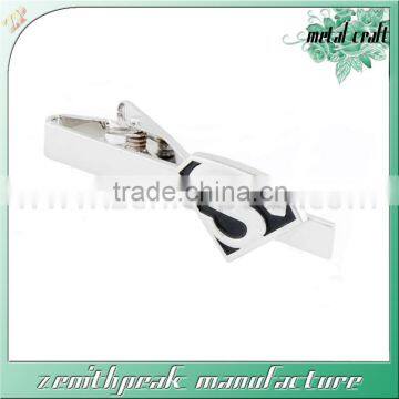 Enamel bus metal tie clip