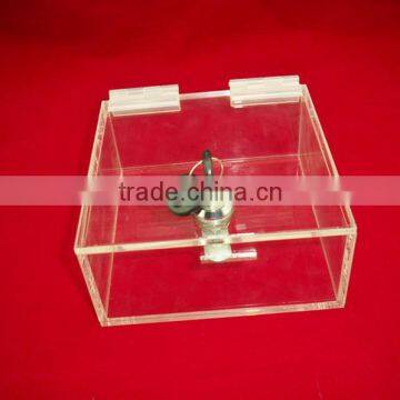 Lockable acrylic countertop display case