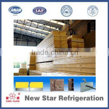 Cold room insulation panel with fire proof