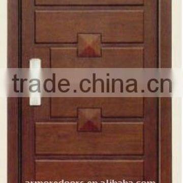 modern design steel wood armored door