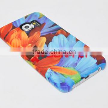 3d sublimation blank personalize phone cover for Samsung s6 edge