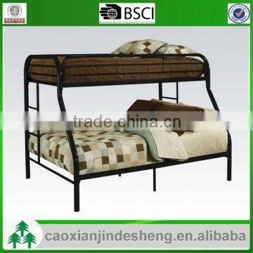 2015 new product children metal twin over full bunk bed - Black Finish TF- 15