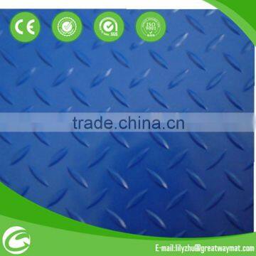 PVC leaf anti fatigue floor waterproof gym mats