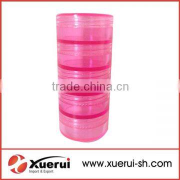 cosmetic plastic cream jar, Combination jar