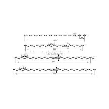 Galvanized Surface Treatment And Cold Rolled Technique Corrugated Roof Sheet Roll Forming Machine photo-4