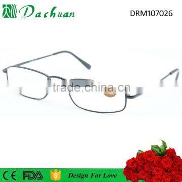 Promtion good sale full frame metal Euro USA reading glasses