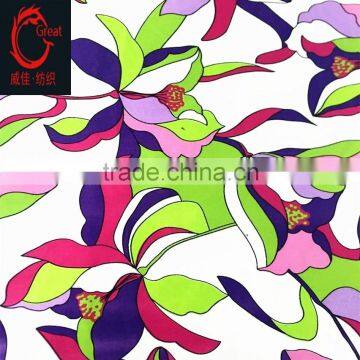 2015new 4 way stretch printed fabric, hot spandex fabric, lycra printed fabric