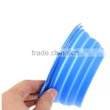 Designer useful collapsible silicone novelty pet bowls