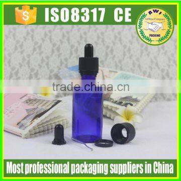 Empty Glass Eye Dropper Blue Serum Bottles for Aromatherapy Essential Oils photo-3