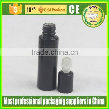 Black Essential Oil Roller Bottles With Glass Ball photo-2