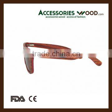 2016 Layered Wooden Sunglasse the Classical Style with Polarized Lenses for Men&Women