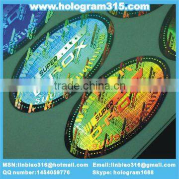 Printing Security 3d Hologram Sticker Labels for Tags T-shirts photo-3