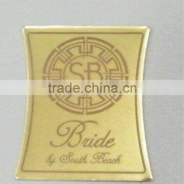 embossed label, perfume bottle sticker, adhesive label