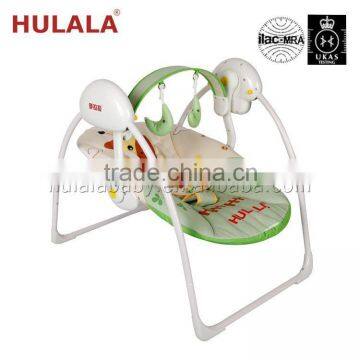 New plastic set baby electric swing with new design