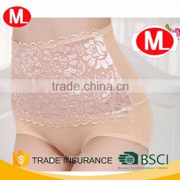 Factory price Underwear Fashionable High Waist Lace Woman Panties