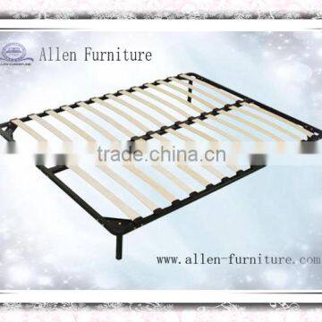 wooden slat bed frame twin 6 legs mattress foundation