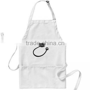 factory price cheap 100% Cotton nice design hospital apron