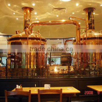 hotel 200l brewing machine red copper beer machine for pub brewing