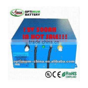 12V 500AH LiFePO4 Batteries for Solar Panel