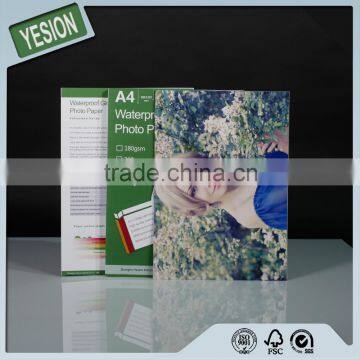 Yesion Glossy Waterproof Photo Paper, A4 Inkjet Printing Photo Paper 115gsm~260gsm