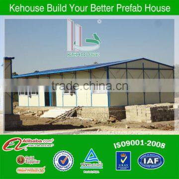 Mining site low cost quick build steel structural design of small houses