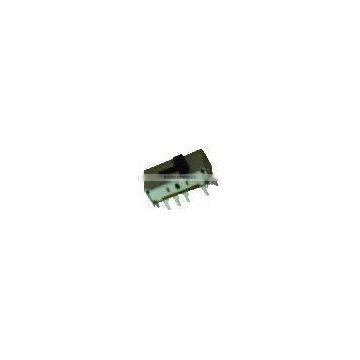 SS23D06 2P3T Vertical Type Slide Switch