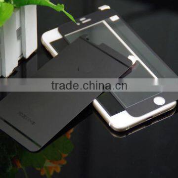 Full Covered Color Tempered Glass Screen Protector For Iphone 6 Metal Titanium Alloy Screen Protector photo-3