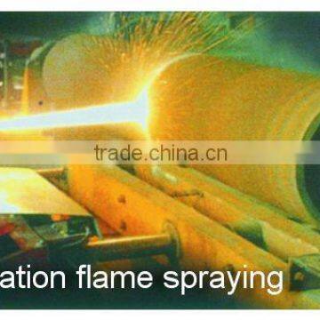 detonation flame spraying to repair mechanical parts