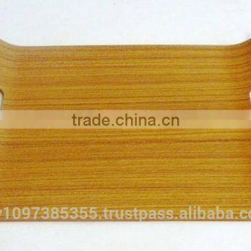 Rectangular Tray, Handle Tray, Wooden Tray, Serving Tray, Non-Slip Tray, Anti-Slip Tray, Tray, Curved Design Tray, Plywood Tray