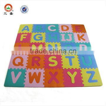 Top Selling kids 12'' alphabet puzzle mat/eva mat/mat/puzzle