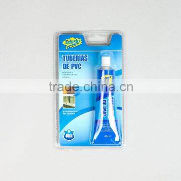 Accept 40 ml transparent silicone sealant,transparent PVC PIPE ADHESIVE