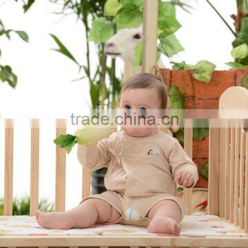 GOTS Organic Cotton Baby Butterfly Plain Newborn Baby Cotton Clothes