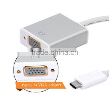 Aluminium Alloy USB 3.1 Type-c Converter Adapter Type C to VGA