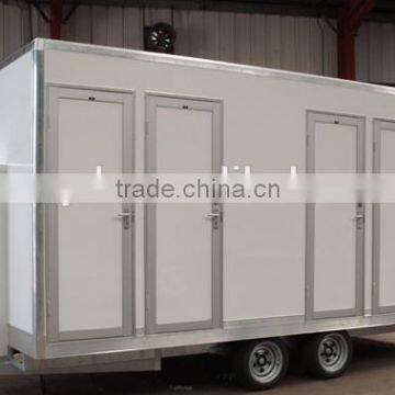 Semi trailer,Portable toilet with trailer, Portable Toilet, Movable trailer Toilet,Trailer Toile