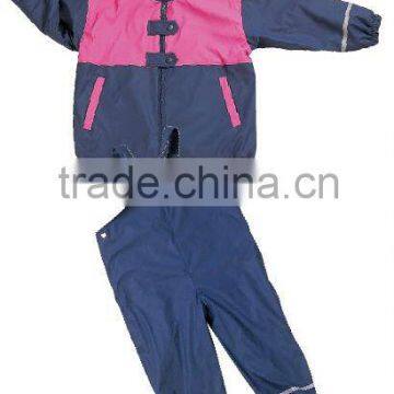 plastic motorcycle children rainsuit